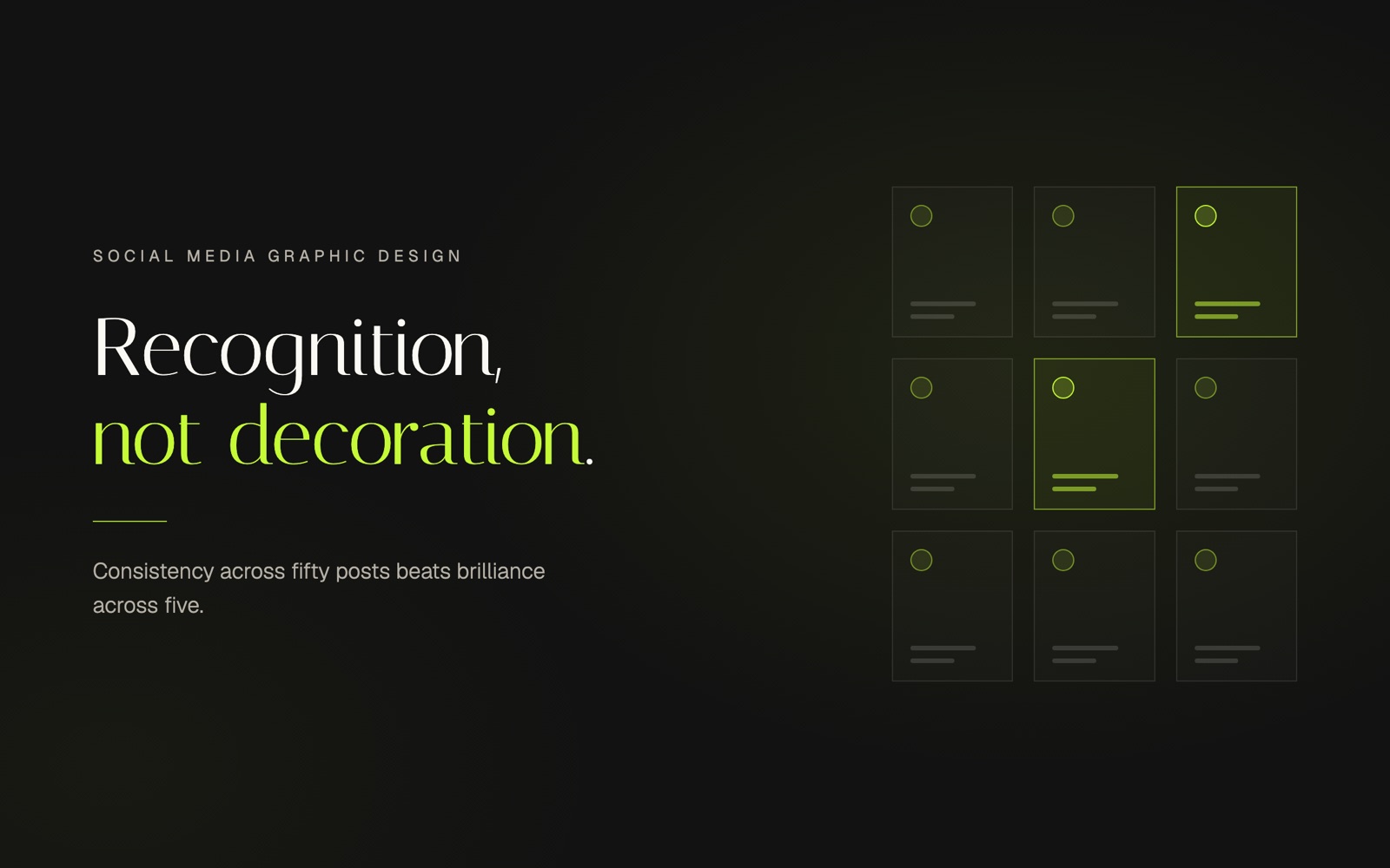 Social Media Graphic Design That Actually Looks Like You