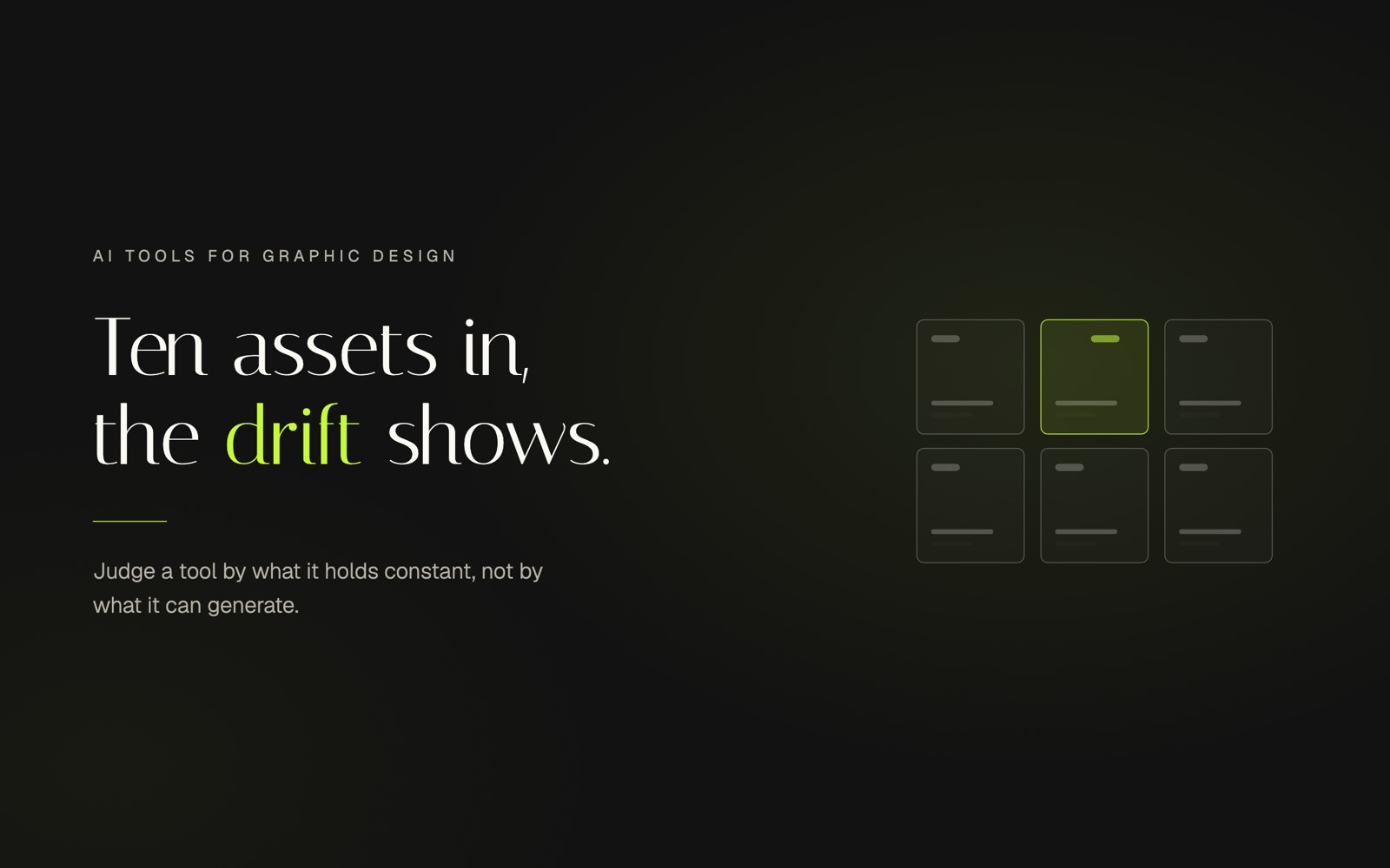 AI Tools for Graphic Design: 7 Compared by What They Hold Constant, Sempyo article cover