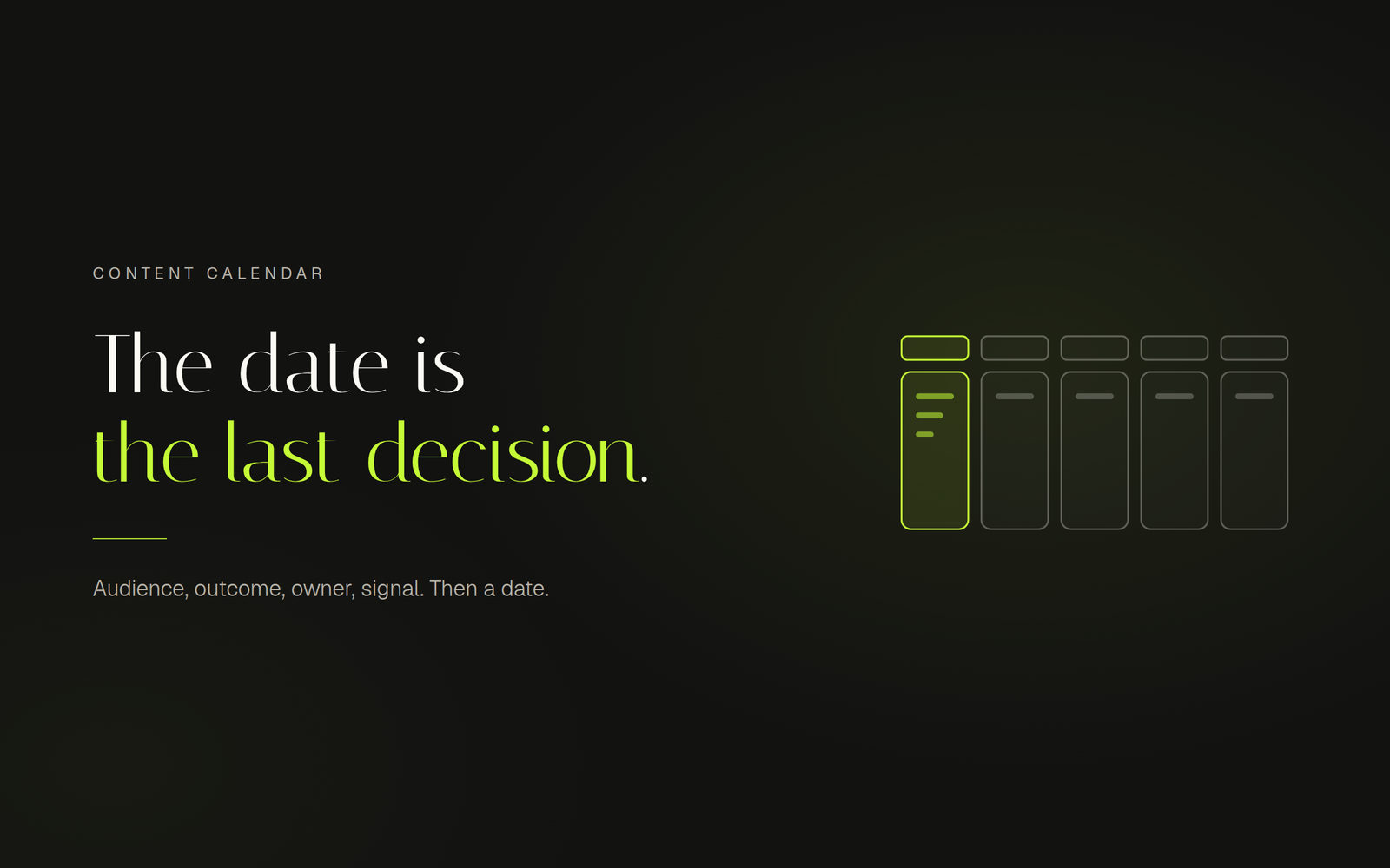 Your Content Calendar Is a System, Not a Schedule, Sempyo article cover